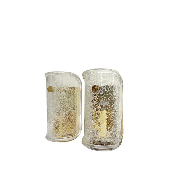 Mid-Century Modern Vintage Murano Glass Wall Lights from Limburg, Germany, 1970s, Set of 2 For Sale - Image 3 of 15