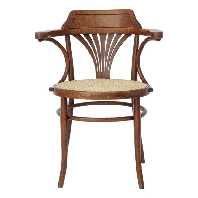 Vintage Bentwood Chair by Fischel, 1940s For Sale