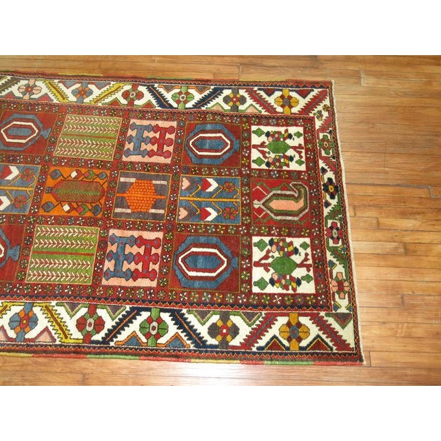 Zabihi Collection Vintage Persian Bakhtiari Carpet - 4'7" x 7'2" For Sale - Image 4 of 7