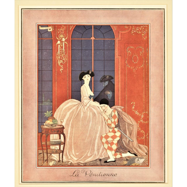 洋書 French Art Deco 1921 French Art Deco Theater and Costume Design Lithograph