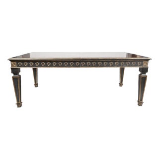 Judson Rothschild Neoclassical Style Dining Table With Two Leaves For Sale