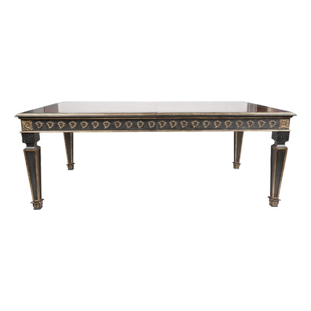 Judson Rothschild Neoclassical Style Dining Table With Two Leaves For Sale