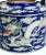 Blue Antique Chinese Qing Blue and White Porcelain Teapot With Imperial Dragon & Could Design, 19th Century For Sale - Image 8 of 11