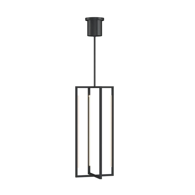 Contemporary Visual Comfort Modern Kenway 18 Pendant LED Nightshade Black For Sale - Image 3 of 3