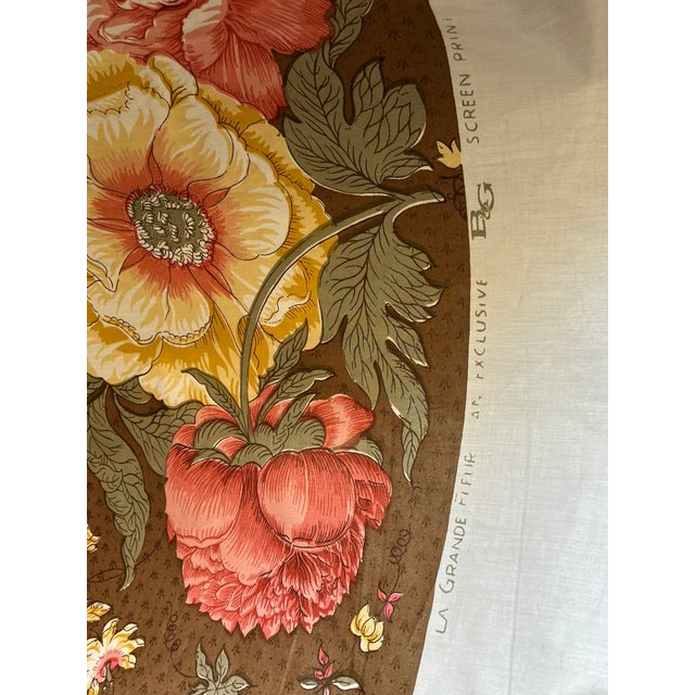 Vintage 1980s Floral Chintz Fabric For Sale - Image 13 of 13