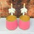 Late 20th Century 1970s Palm Beach Regency White Palm Tree Table Lamps With Custom Scalloped Shades - A Pair Newly Painted For Sale - Image 5 of 13