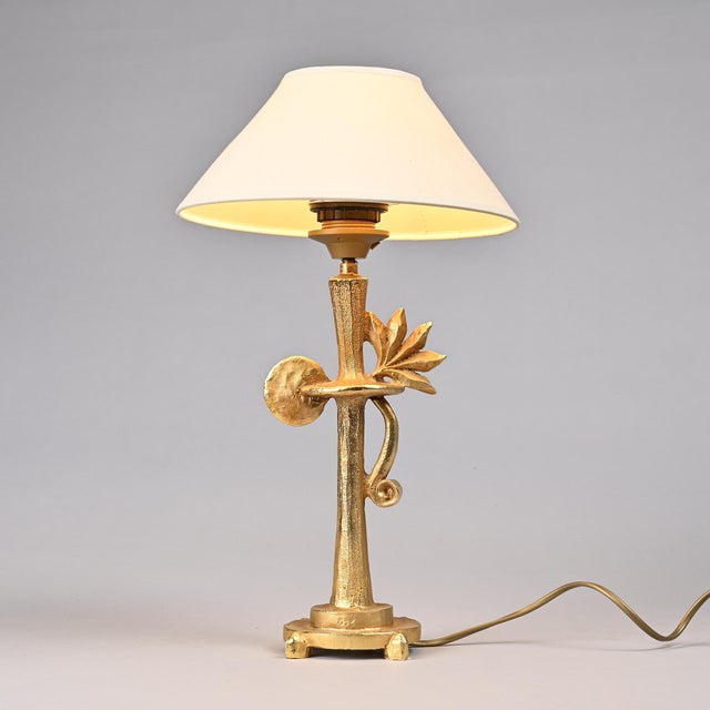 Pair of table lamps designed by Nicolas de Waël for Fondica, France, circa 2000 Each lamp rests on a finely textured,...