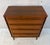 Mid 20th Century Vintage MCM Four Drawer Walnut Highboy Dresser For Sale - Image 5 of 16