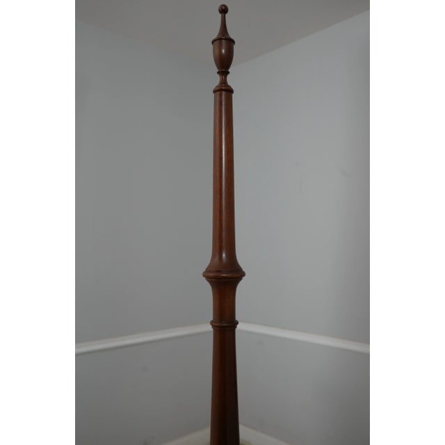 Traditional Biggs Full Size Mahogany 4 Post Poster Bed For Sale - Image 3 of 12