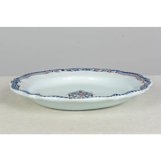 18th Century 18th Century French Rouen Ceramic Platter For Sale - Image 5 of 8