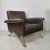 Vintage Model 875 Armchair in Brown Eco-Leather from Cassina, 1960s For Sale - Image 9 of 9