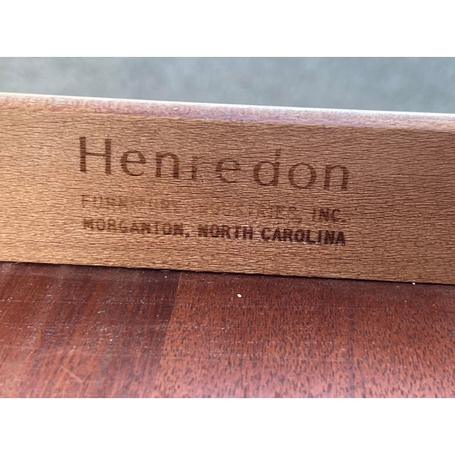 Late 20th Century Henredon Campaign Desk or Console Table For Sale - Image 12 of 12