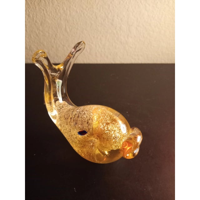 1980s Murano Italy Art Glass Aventurine Fish Figurine For Sale In Dallas - Image 6 of 7