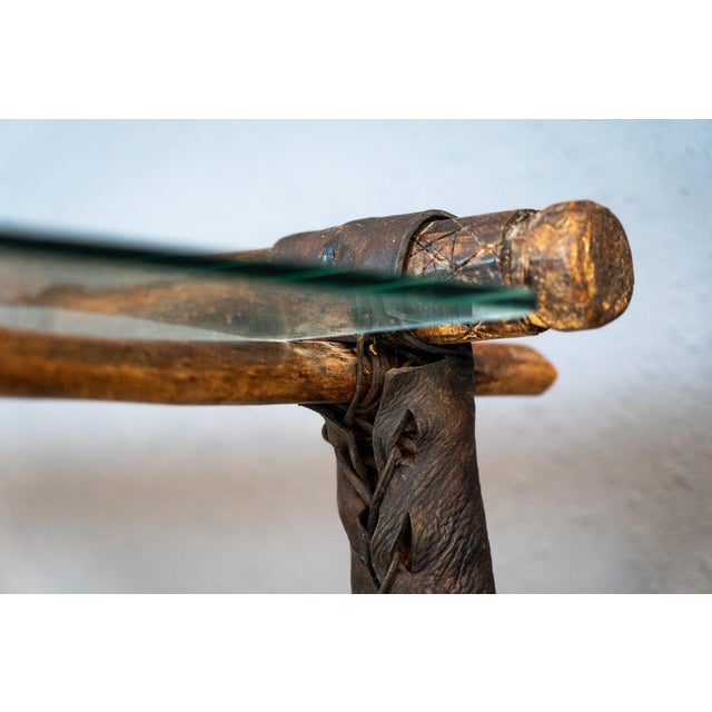 Mid-20th Century African Wood Table For Sale - Image 6 of 17