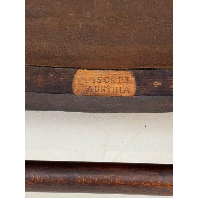 Beech Armchair from Fischel, 1900s For Sale - Image 10 of 11