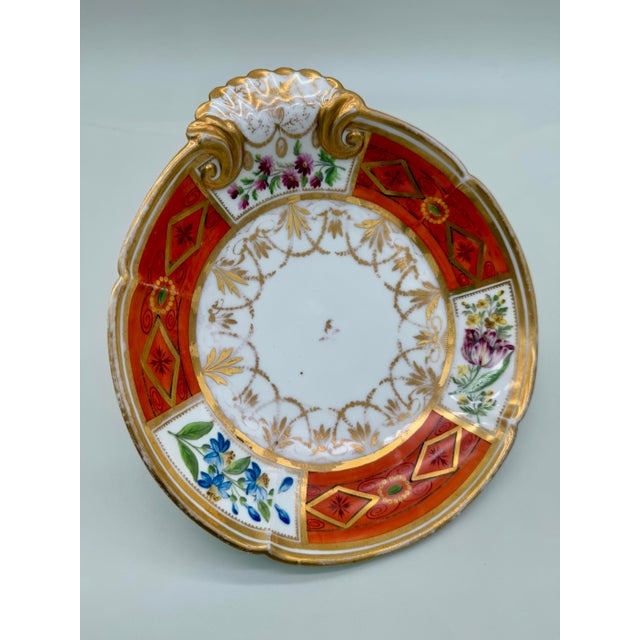 Spode Early Spode Porcelain Plate, Circa 1800 — With Spurious Sèvres Mark For Sale - Image 4 of 10