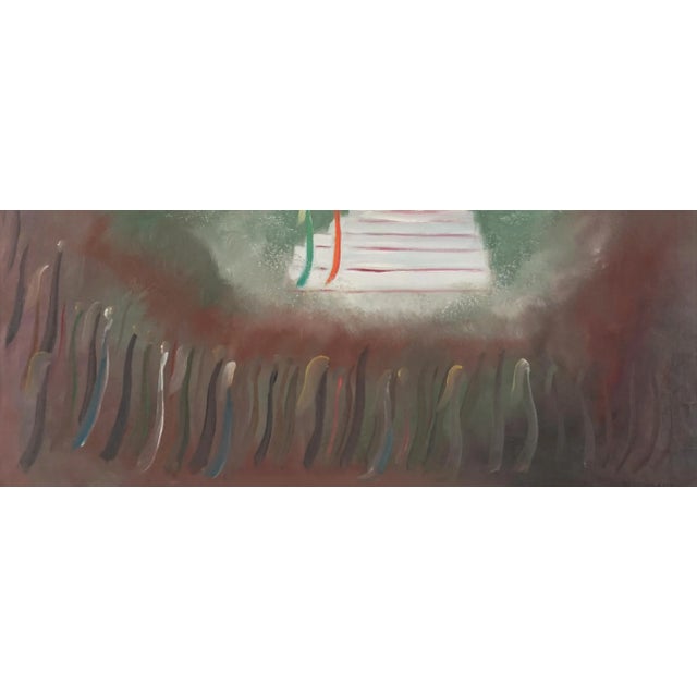 Mid 20th Century "Stairway to Destiny" Oil Painting by Marguerite Louis Blasingame For Sale - Image 4 of 8