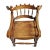 Tribal Antique Moon & Star Baule Chief Arm Chair For Sale - Image 3 of 7