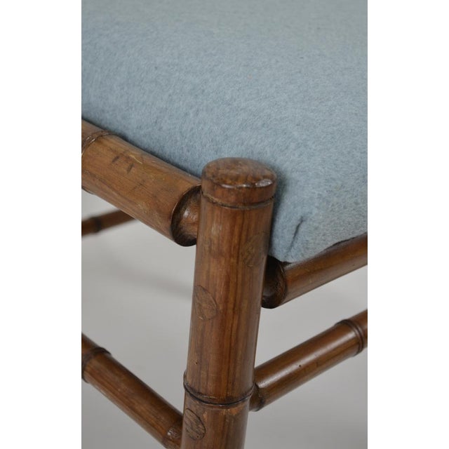 Wooden Chair in Faux Bamboo, France, 1970s For Sale - Image 14 of 16