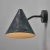 Metal Hans-Agne Jakobsson 'Tratten' Darkly Patinated Outdoor Sconce For Sale - Image 7 of 12