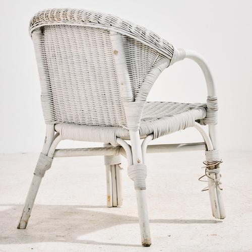 Rattan and Bamboo Set, 1970s, Set of 5 For Sale - Image 10 of 18