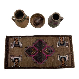 Vintage Small Area Carpet For Sale
