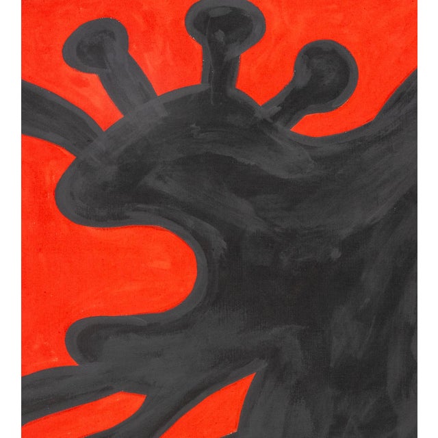Walter Gaudnek (Czech, 1931-2022), "Fighting Bull", Oil on Canvas, 1970, signed and dated lower right, titled verso,...
