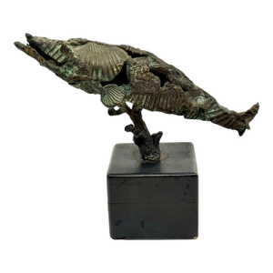 1950s Bronze Whale Sculpture by the Noted American Frank Eliscu