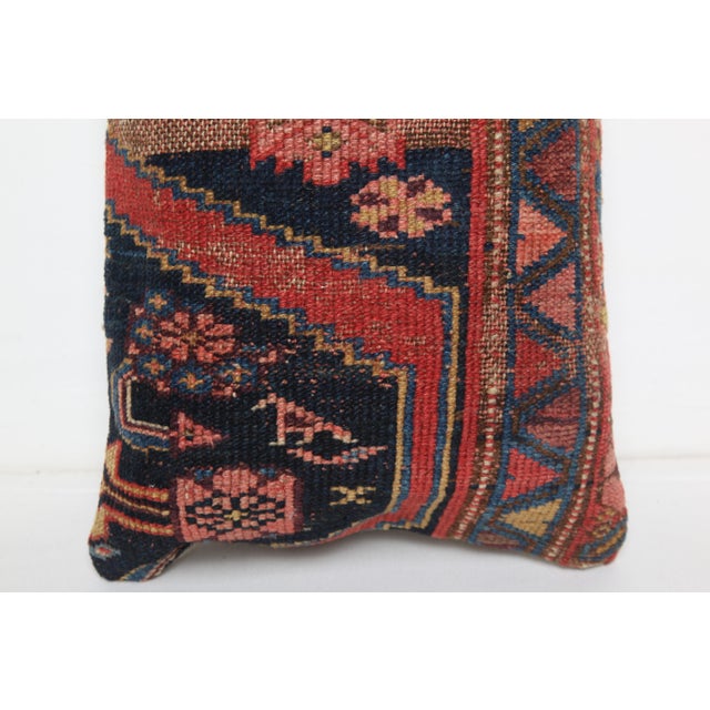 Textile Antique Handwoven Tribal Decorative Pillow Cover -12'' X 24'' For Sale - Image 7 of 8