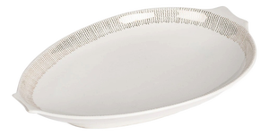 White Plate in Porcelain