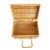 Late 20th Century Lidded Wicker Picnic Basket With Handles For Sale In New York - Image 6 of 8