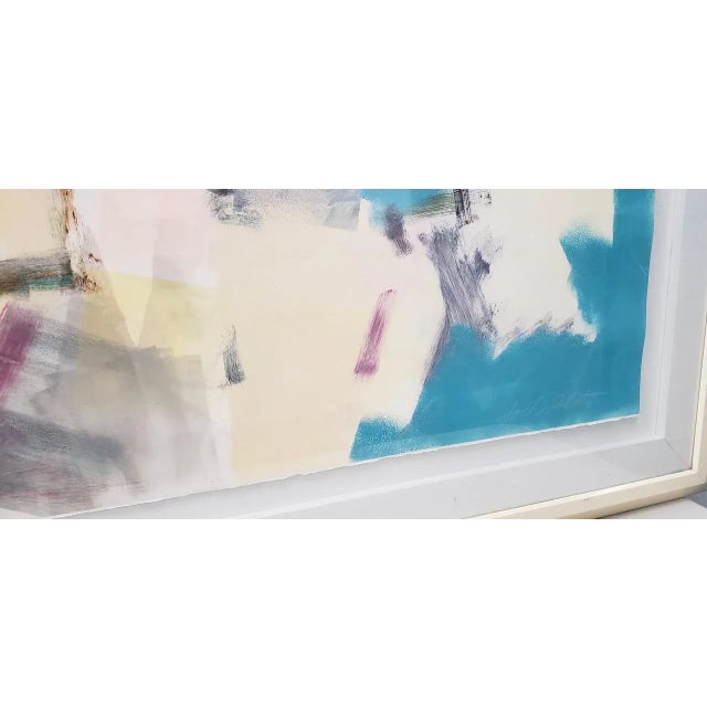 Jack Roberts (American, 20th C.) Large Scale Acrylic Abstract Painting For Sale - Image 4 of 8