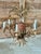 Vintage Tole Pineapple Five-Light Chandelier With Gilt Metal Leaves For Sale - Image 12 of 12
