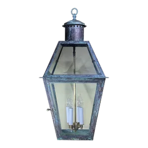 Four-Sides Hanging Copper Lantern
