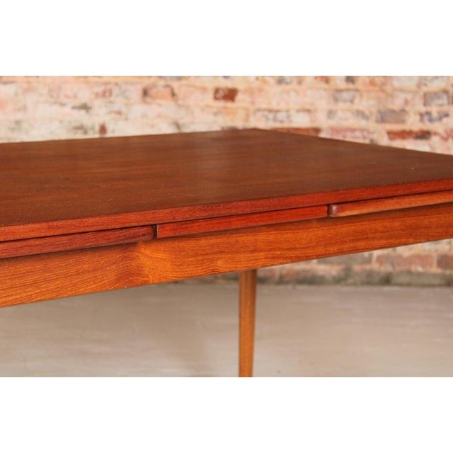 1970s Mid-Century Danish Extending Teak Dining Table, 1970s For Sale - Image 5 of 14