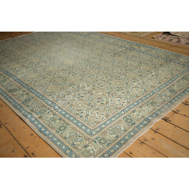 1960s Vintage Distressed Kayseri Carpet - 6'5" x 9'5" For Sale - Image 5 of 9