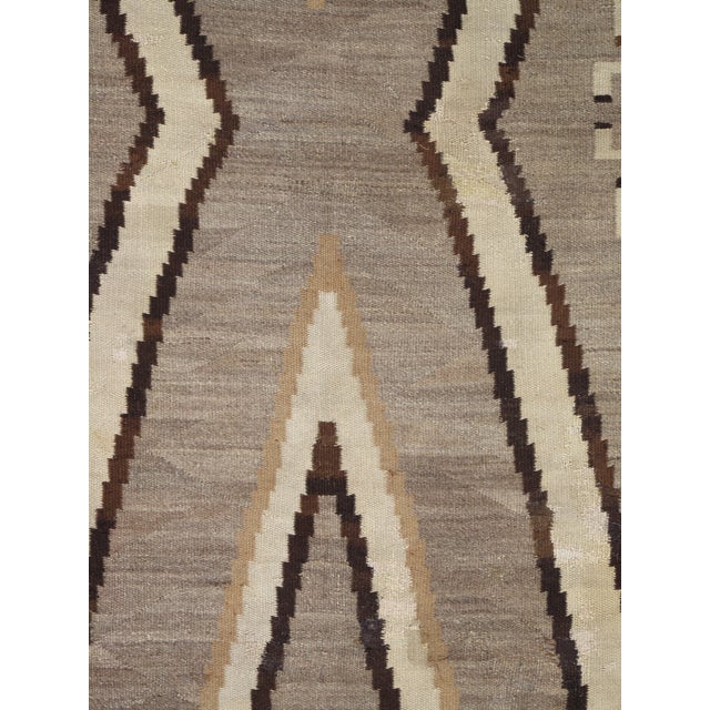 Paths of the Sacred Mountains Late 19th-Century Navajo Transitional Handmade Rug For Sale - Image 17 of 18