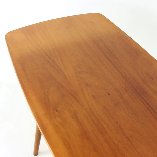 Wood Mid-Century Modern Long Coffee Table from Tatra, Former Czechoslovakia, 1960s For Sale - Image 7 of 11