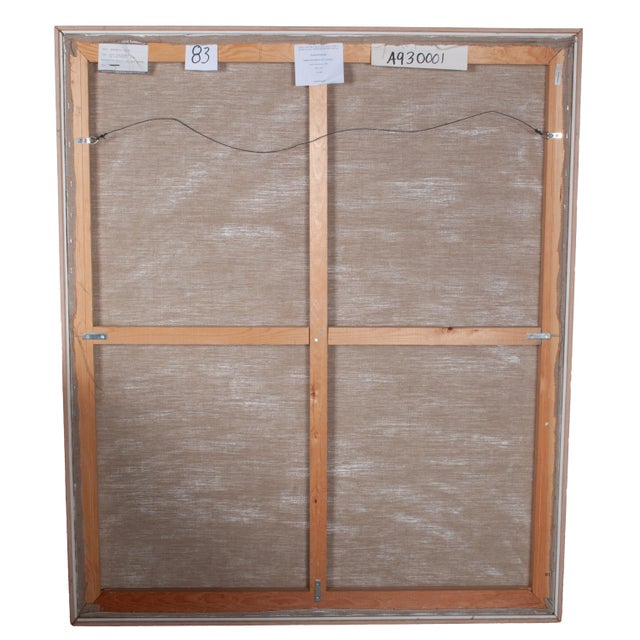 Large American Nw Abstract Expressionist Painting Circus "Wire Performance" by Fredrick Heidel, 1993 For Sale - Image 10 of 12