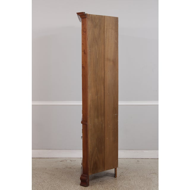 Bench Made Chippendale Style Walnut Corner Cabinet For Sale - Image 13 of 13