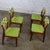 Mid-Century Modern 1970’s Scandinavian Modern Dining Chairs by D Scan W/ Teak Frames & Avocado Fabric Set of 4 For Sale - Image 3 of 18