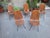 Medea Chairs with Straight Backrests by Vittorio Nobili for Medea, 1950s, Set of 5, in Very Good conditions. Designed 1950...