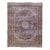 Vintage Distressed Medallion Red Wool Rug For Sale