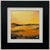 Wood Black Orange & Golden Yellow Abstract Landscape by Contemporary British Artist 2025 For Sale - Image 7 of 15