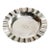 Neat Vintage Mid Century Modern MCM Sterling Silver Ashtray Modernist Fluted Jewelry Dish Desk Catchall Home Decor For Sale