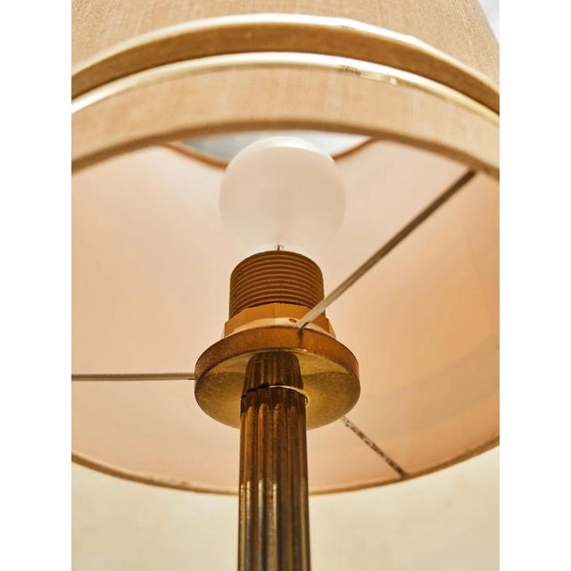 Metal Vintage Bedside Table Lamps, Set of 2 For Sale - Image 7 of 10