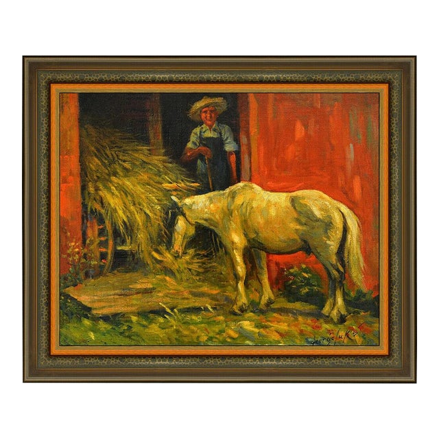 1920s Feeding Time, George Benjamin Luks For Sale