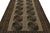 Antique Turkaman Wool Rug With Geometric Gull Medallions in Muted Taupe & Espresso For Sale - Image 9 of 9