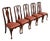 Henredon Queen Anne Solid Mahogany Dining Chairs, Set of Five For Sale