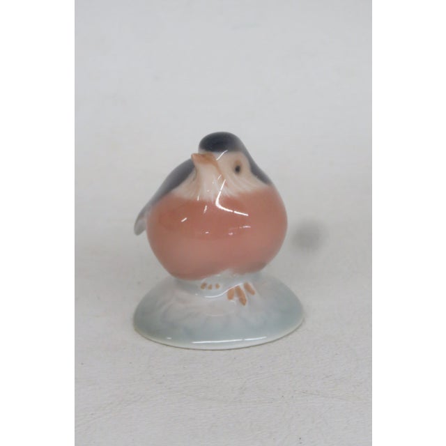 Figurative Royal Copenhagen Denmark Porcelain Robin Bird No 2238 Miniature Figurine 4512b For Sale - Image 3 of 12